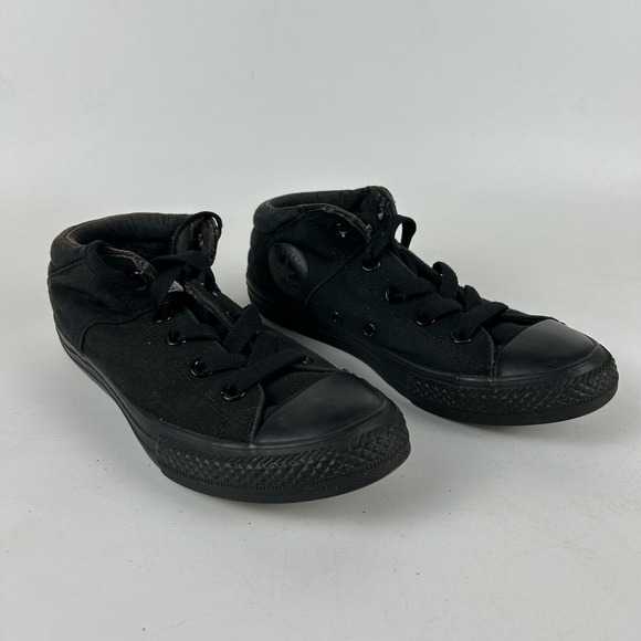 Converse Chuck Taylor All-Star Axel Mid Sneakers Juniors 4 Black Lace Up 645226F - Picture 1 of 10